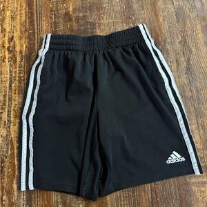 Adidas Kids Black Athletic Shorts